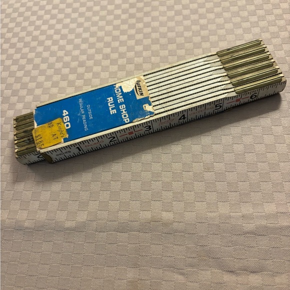 Vintage Lufkin LOCmatic Tape Ruler Wooden Pkg No 89804 - Picture 4 of 6